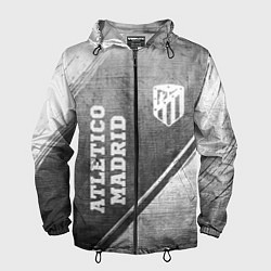 Мужская ветровка Atletico Madrid - grey gradient вертикально