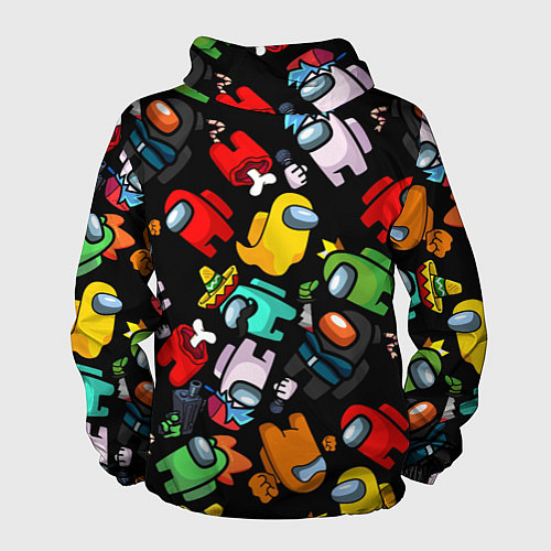 Мужская ветровка Персонажи игры Амонгас / 3D-Белый – фото 2