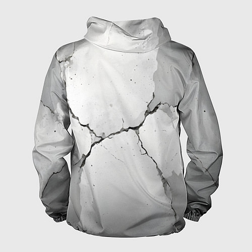 Мужская ветровка Растрескавшийся бетон / 3D-Белый – фото 2