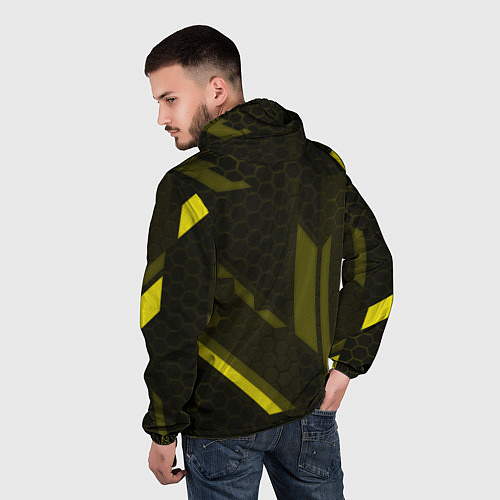 Мужская ветровка AEK fc geometry / 3D-Черный – фото 4