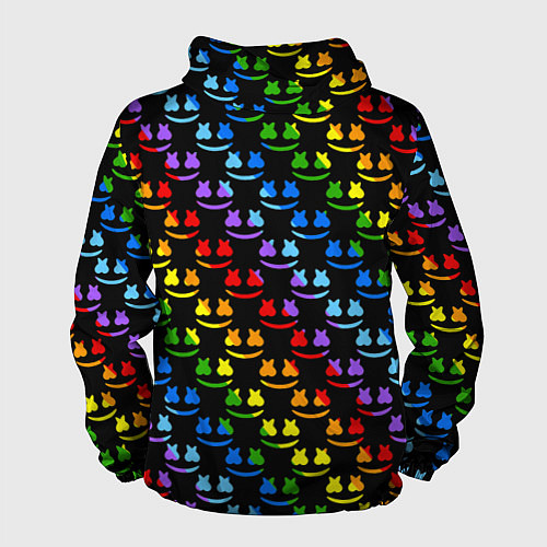 Мужская ветровка Marshmello pattern neon / 3D-Черный – фото 2