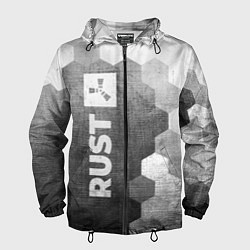 Мужская ветровка Rust - grey gradient по-вертикали