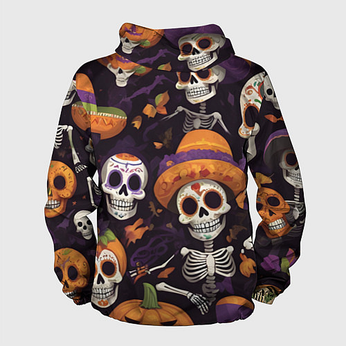 Мужская ветровка Страшилки хэллоуин / 3D-Белый – фото 2