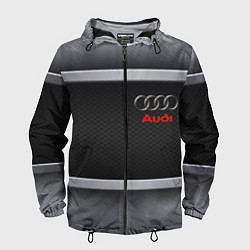 Мужская ветровка Audi metal texture