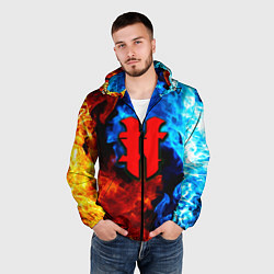 Ветровка с капюшоном мужская Starcraft fire steel, цвет: 3D-черный — фото 2