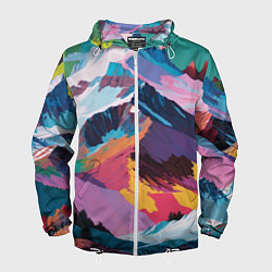 Мужская ветровка Горы краски