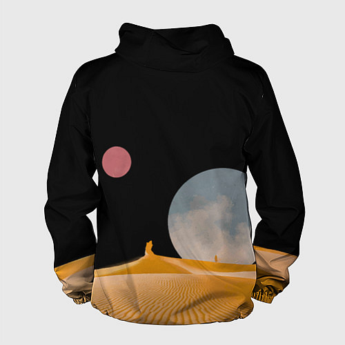 Мужская ветровка Arrakis sandworm Dune / 3D-Белый – фото 2