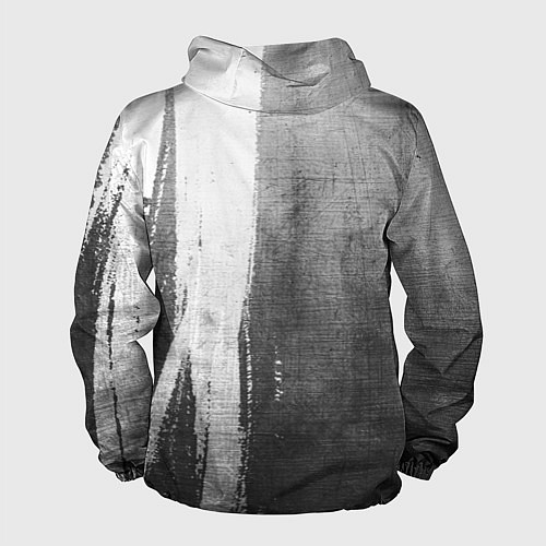 Мужская ветровка One Piece - grey gradient по-вертикали / 3D-Черный – фото 2