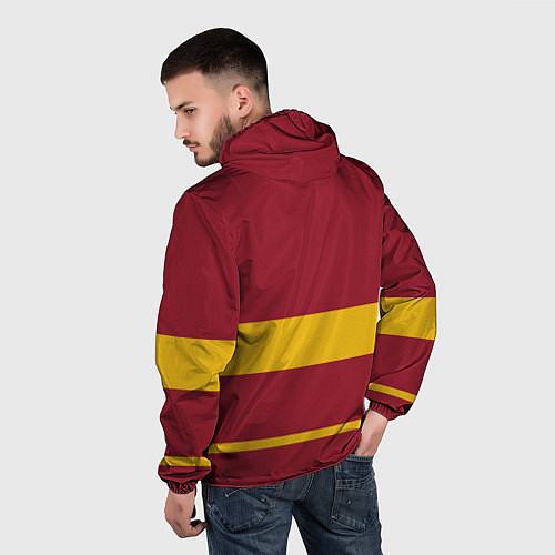 Мужская ветровка Гарри Поттер Гриффиндор / 3D-Черный – фото 4