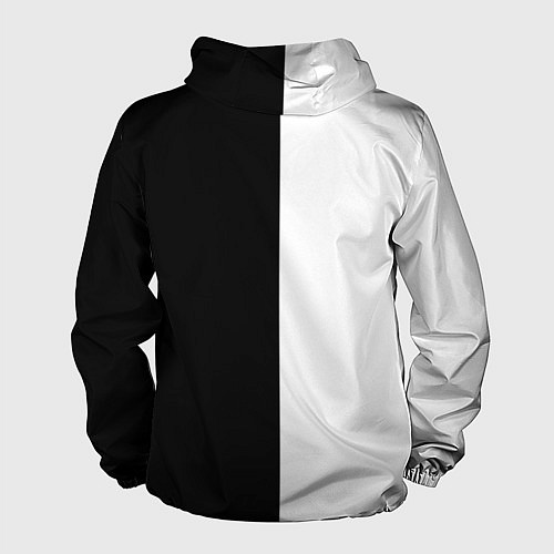 Мужская ветровка Arctic Monkeys - черное и белое / 3D-Белый – фото 2
