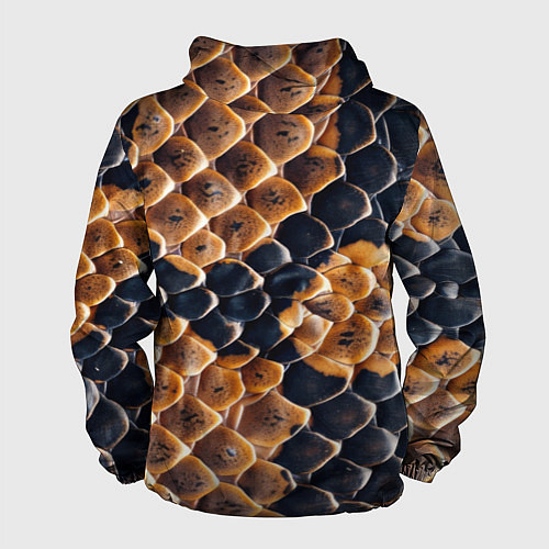 Мужская ветровка Змеиный талисман / 3D-Черный – фото 2