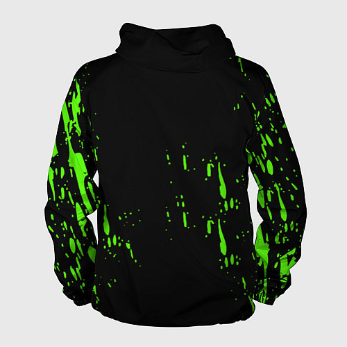 Мужская ветровка Quake брызги кислотных красок / 3D-Белый – фото 2