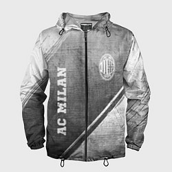 Мужская ветровка AC Milan - grey gradient вертикально