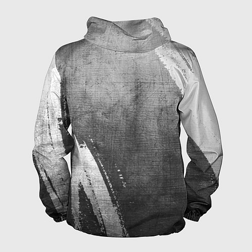 Мужская ветровка Thousand Foot Krutch - grey gradient вертикально / 3D-Черный – фото 2