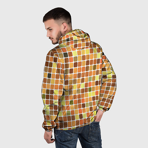Мужская ветровка Осенняя палитра / 3D-Черный – фото 4