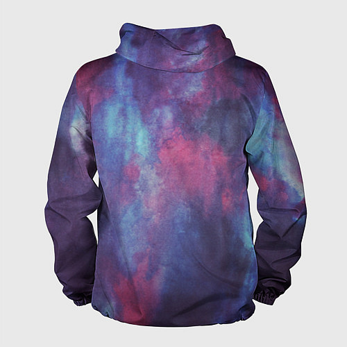 Мужская ветровка Тай-дай космос / 3D-Белый – фото 2