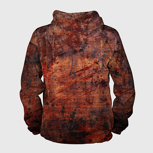 Мужская ветровка Абстракция - rusty mood / 3D-Белый – фото 2