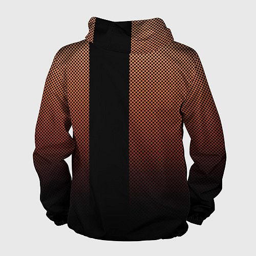 Мужская ветровка Sport коричневый вертикальная полоса / 3D-Черный – фото 2