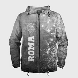 Ветровка с капюшоном мужская Roma - grey gradient по-вертикали, цвет: 3D-черный