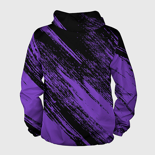 Мужская ветровка The color is purple and black / 3D-Белый – фото 2