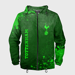 Мужская ветровка Tottenham - green gradient вертикально