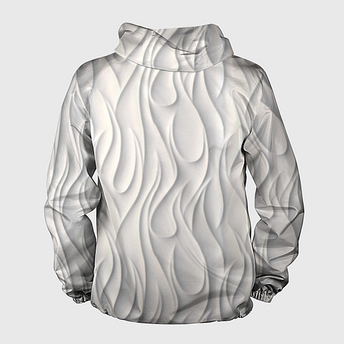 Мужская ветровка Рельефный узор / 3D-Белый – фото 2