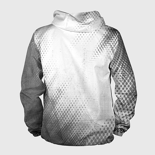 Мужская ветровка SsangYong - white gradient вертикально / 3D-Черный – фото 2