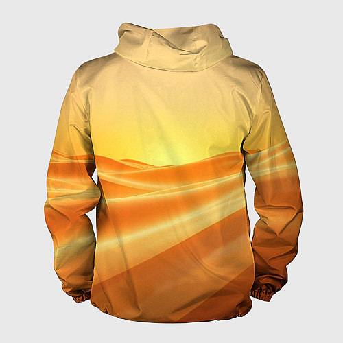 Мужская ветровка Золотые пески / 3D-Белый – фото 2