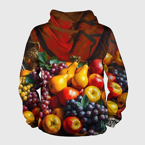 Мужская ветровка Фруктовый натюрморт / 3D-Белый – фото 2