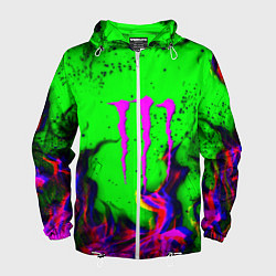 Мужская ветровка Monster Energy flame