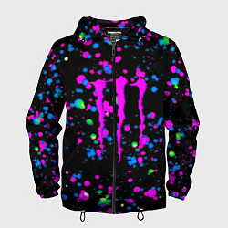 Мужская ветровка Monster energy неоновые краски