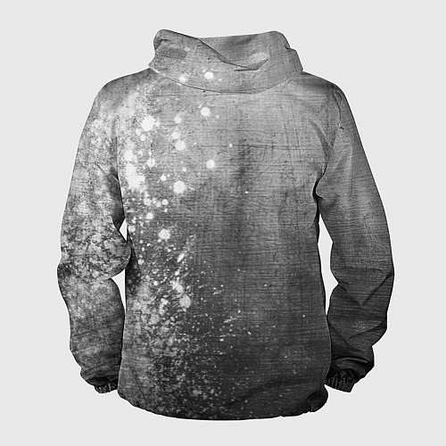 Мужская ветровка HIM - grey gradient по-вертикали / 3D-Черный – фото 2