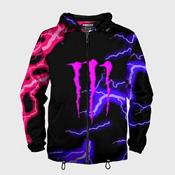 Мужская ветровка Monster energy неоновый шторм