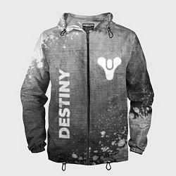 Мужская ветровка Destiny - grey gradient вертикально