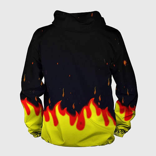 Мужская ветровка BMW огненный / 3D-Белый – фото 2