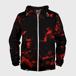 Мужская ветровка Color red black