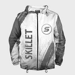 Мужская ветровка Skillet - white gradient вертикально