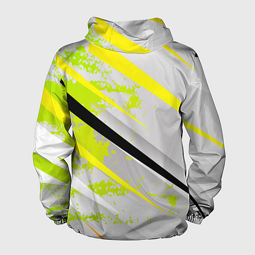 Мужская ветровка Color white light green / 3D-Белый – фото 2