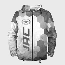 Мужская ветровка JAC - white gradient по-вертикали