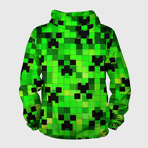 Мужская ветровка Minecraft xbox / 3D-Белый – фото 2