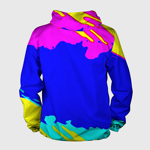 Мужская ветровка Monster energy краски цветные / 3D-Белый – фото 2