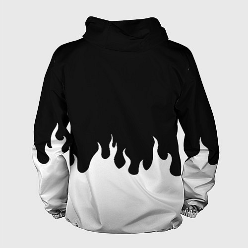 Мужская ветровка Monster energy red logo / 3D-Белый – фото 2