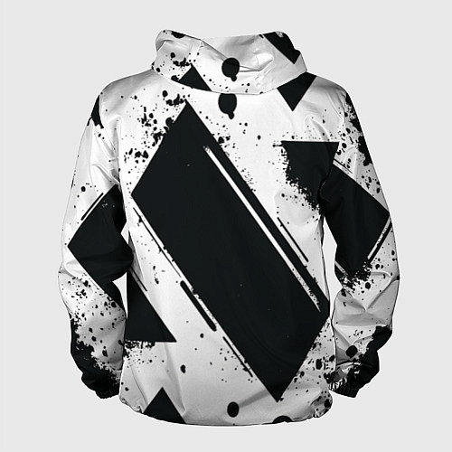 Мужская ветровка Color black white / 3D-Белый – фото 2