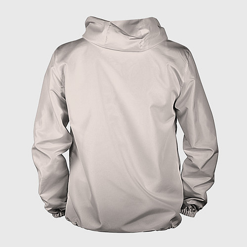 Мужская ветровка Светлый оттенок цвета года 2025 Пантон / 3D-Белый – фото 2