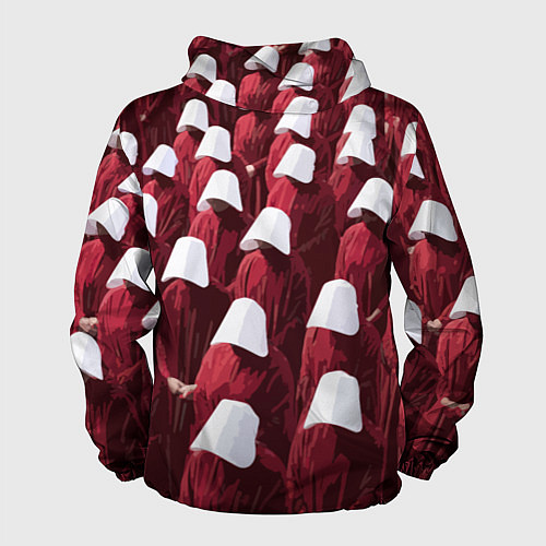 Мужская ветровка Рассказ служанки паттерн / 3D-Белый – фото 2