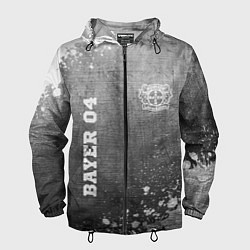 Мужская ветровка Bayer 04 - grey gradient вертикально