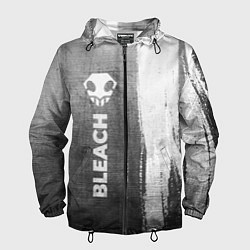 Ветровка с капюшоном мужская Bleach - grey gradient по-вертикали, цвет: 3D-черный