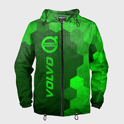 Мужская ветровка Volvo - green gradient по-вертикали