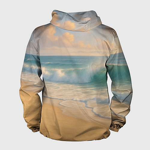 Мужская ветровка Тралалеро тралала мем / 3D-Белый – фото 2