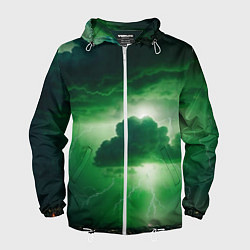 Мужская ветровка Зелёный гром